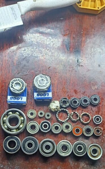 Детали коробки передач: Müxtəlif ölçülü rulman dəsti - Şəkildə gördüyünüz kimi müxtəlif — 1