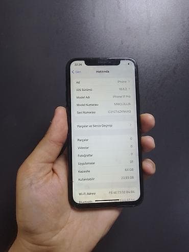 apple macbook: IPhone 11 Pro, 64 GB, Qara, Face ID — 4