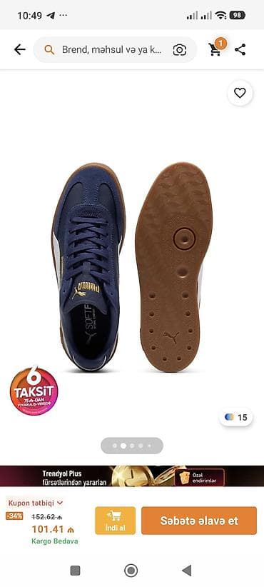 Ölçü:43, Qutudadir. Geyinilməyib. Trendyoldan alinib. PUMA kişi — 4