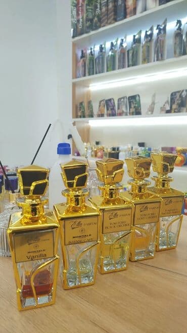 elf bar topdan satis: Məhsul: Ella Parfum ətir kolleksiyası Təsvir: - Zərif qızılı dekorlu — 4