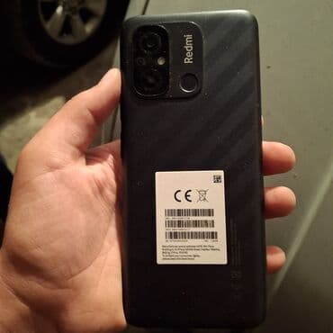 en ucuz notebook: Redmi 12C, 128 GB, rəng - Qara, Barmaq izi — 1