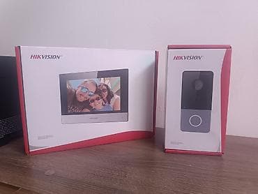 atv plus aparati: Hikvision görüntülü qapı zəngi və daxili monitor dəsti - Brend — 1