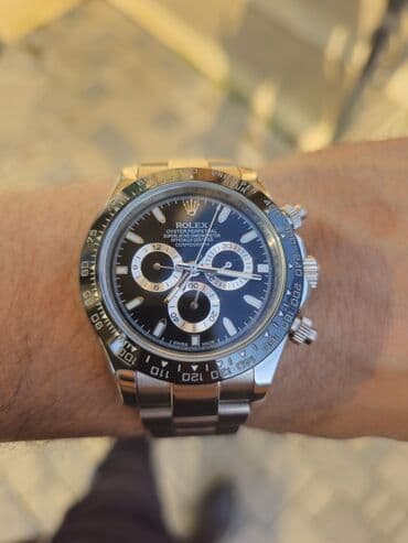 şahmeran qolbaqlar: İşlənmiş, Qol saatı, Rolex, rəng - Boz — 2
