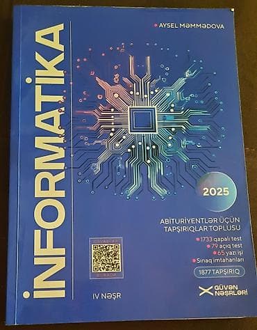 İnformatika kitabı satılır.Təptəzədir.Qiymət:6AZN✅️(13₼❌️) — 1