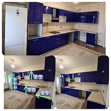 Parlaq MDF künc mətbəx mebeli satılır.900₼ Komplektə Samsung