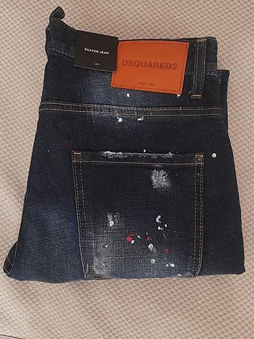 cins walvar: DSQUARED2 “Skater Jean” kişi cins şalvarı.70manata alınıb etiketi — 3
