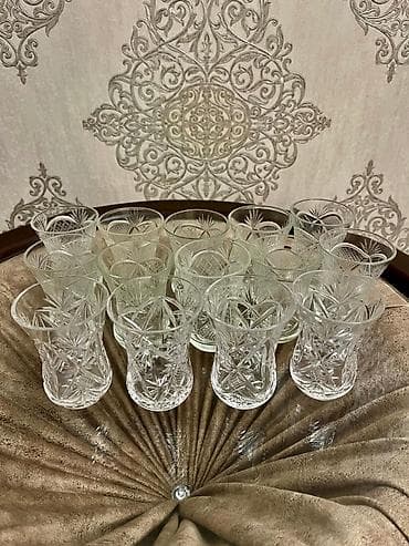Stəkanlar, Xrustal, 14 ədədli dəst