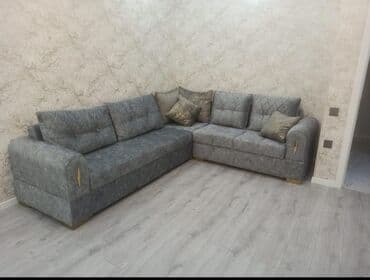 Divan və masa dəstləri: Divan, Yeni, Açılan, Bazalı, Parça, Pulsuz çatdırılma — 4