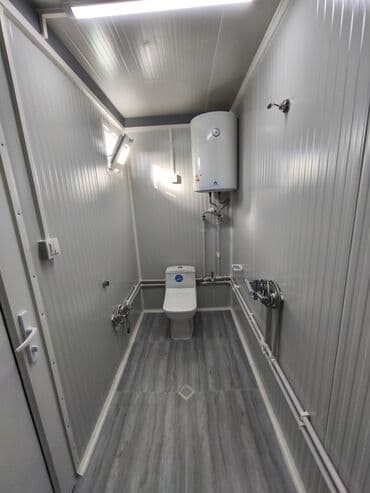 kantinerler: Modul tipli konteyner ev/ofis - Ölçü: təxmini 3 x 9–10 m (uzun tip) — 7