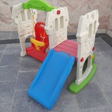 6 aydan 5 yaşa qədər uşaqlar üçün istifadəli sürüşkən dəsti. 3 in 1