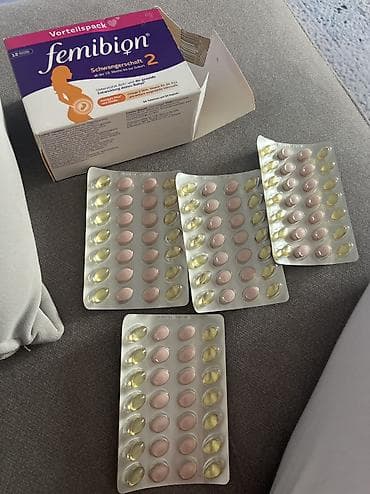 Маски медицинские: Femibion 2 . Almaniyadan alinib icinde 112 eded qalib. Tam orjinaldi — 2