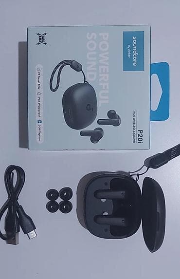 klarnet mikrofonu: Yeni Simsiz (Bluetooth) Qulaqcıqlar, Anker, rəng - Qara — 1