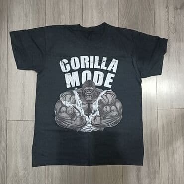 Məhsul: Kişi T‑şörtləri (2 ədəd) 1) Qara T‑şört 10 AZN– “GORILLA