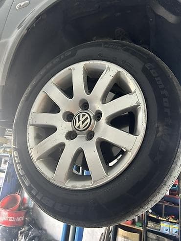 avtomobil kompressorları: Volkswagen orijinal 15" yüngül lehimli disklər və şinlər komplekti — 3