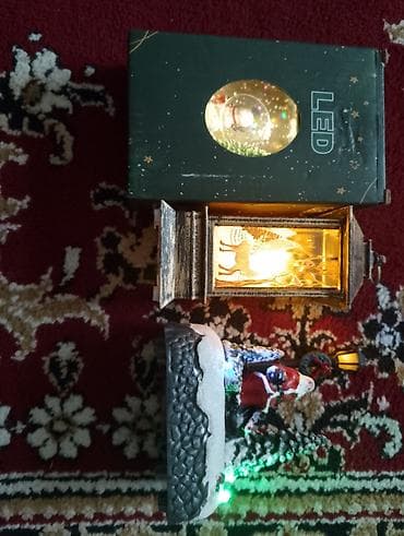 yeni il sufreleri instagram: LED işıqlı Yeni il dekoru seti - LED işıqlı fənər: Daxildə Milad/şam — 1