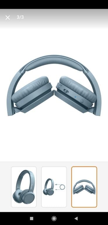 Alfa Romeo: İşlənmiş Simsiz (Bluetooth) Qulaqcıqlar, Philips, rəng - Mavi — 3