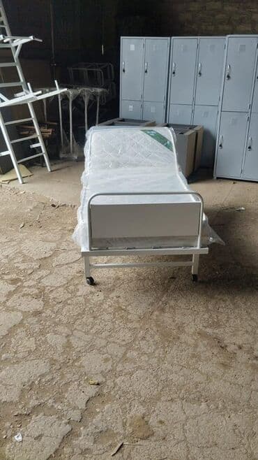 tek carpayılar: Tək nəfərlik tibbi/peşəkar xəstəxana çarpayısı - Metal karkaslı — 2