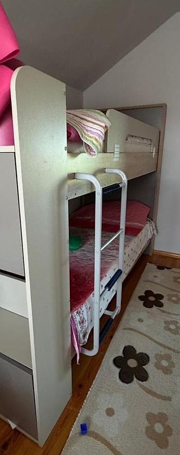 Oğlan və qız üçün, İşlənmiş, Çarpayı, Matrassız, Siyirməsiz, Laminat — 3