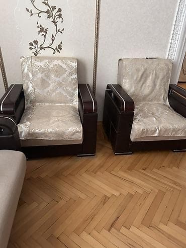 Qonaq otağı üçün dəst: 1 divan + 2 kreslo Saloğlu firmasının divan — 2
