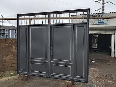 mermer boya: Metal qapılar – fərdi hazırlanma - Material: qalın metal/profil — 5