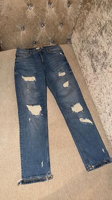 jeans: Cinslər, Zara, XS, rəng - Mavi — 1