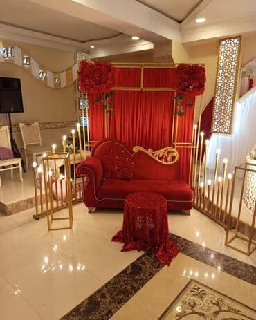 акция let's go 2021: Tədbir dekorasiyası və bəzək icarəsi - Qızıl tonlarda metal — 6