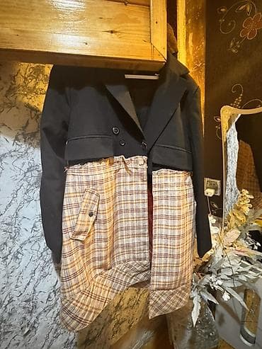 Другая женская одежда: Unikal dizaynlı qadın üst geyimi – blazer və paltar kombini - Üst — 2