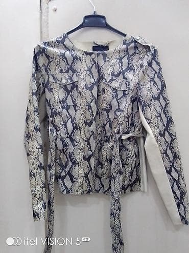 Qadın – ilan dərisi naxışlı, kəmərli pencek. - Dizayn — 3