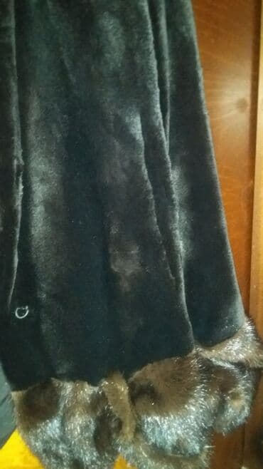 qadınlar üçün xəz palto: Норковый черный полушубок — 4