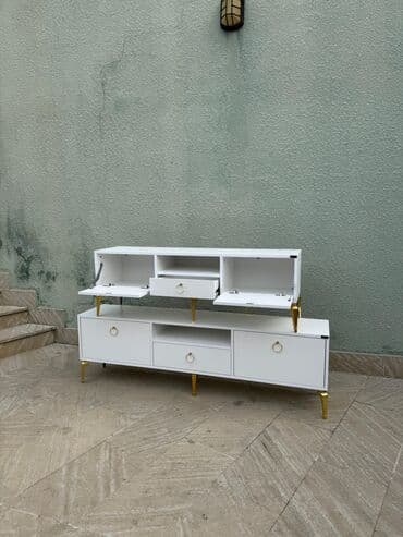 misar 1: Yeni, Düz TV altlığı, Polkalı, Laminat, Azərbaycan — 8