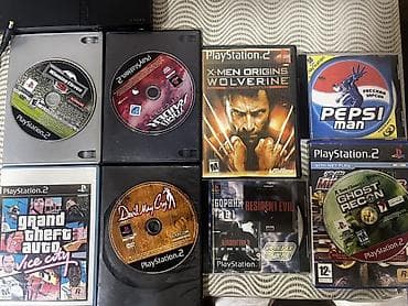 ps1 disk: Sony PlayStation 2 Slim (PS2) oyun konsolu Xüsusiyyətlər: - Rəng — 6