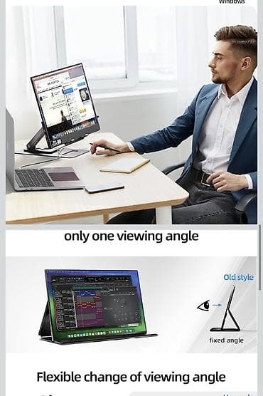hyper x cloud 2: 15.6" daşınan monitor – ingnok ( AZ İŞLENİB)SƏLİQƏLİ VƏZİYYƏTDƏ✅ - — 4