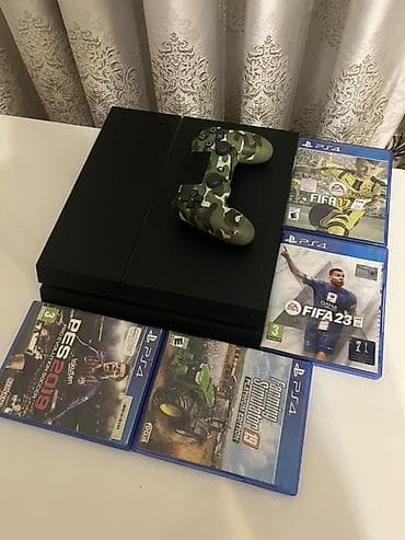 Видеоигры и приставки: Sony Playstation 4 Fat 650 GB Ev şəraitində işlənib. İsinmə, səs — 1