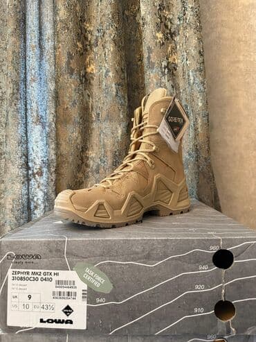 hərbi botinkalar: Lowa brendinin Zephyr MK2 GTX HI modeli uniseks taktiki çəkmə. Qumlu — 1