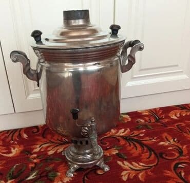işlənmiş samovarlar: İşlənmiş Od Samovar, 7 l, Ünvandan götürmə — 1