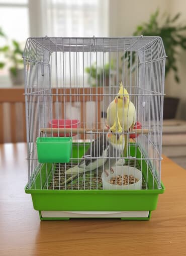 Məhsul: Ev quşları – nimfa (cockatiel) və dalğalı tutuquşu lalafo.az -da Məhsul: Ev quşları – nimfa (cockatiel) və dalğalı tutuquşu