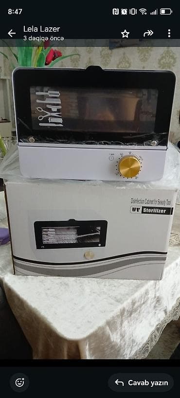 UV Sterilizer – gözəllik və bərbər alətləri üçün dezinfeksiya şkafı -