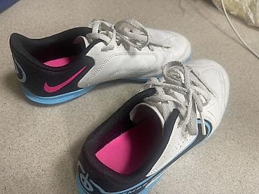 Платья: Цвет - Белый Кроссовки, Nike, Размер: 34, Для мальчиков — 3