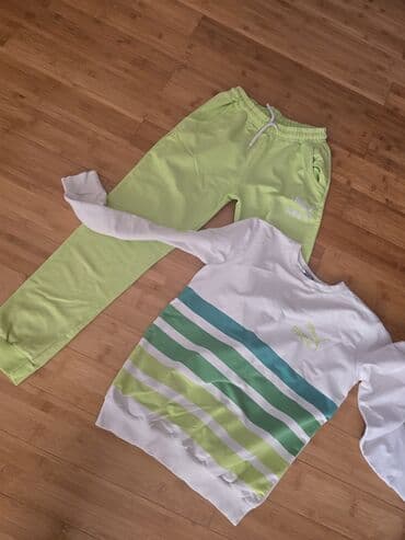 Джинсы и брюки: Uşaq üçün 4 ədəd şalvar dəsti - 2 ədəd idman şalvarı, DeFacto. Açıq — 7