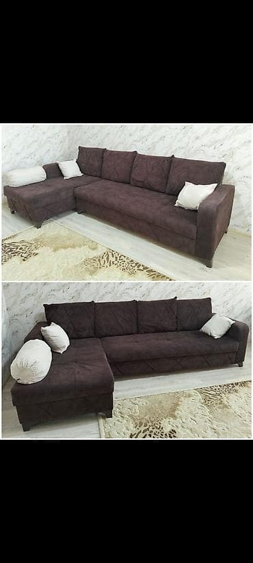 Угловой диван, Б/у, Раскладной, С подъемным механизмом, Нет доставки at lalafo.az Угловой диван, Б/у, Раскладной, С подъемным механизмом, Нет доставки