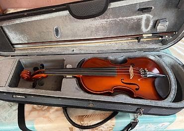 tar aleti: Yamaha skripka dəsti. Dəstə skripka, yay və möhkəm qoruyucu çanta — 4