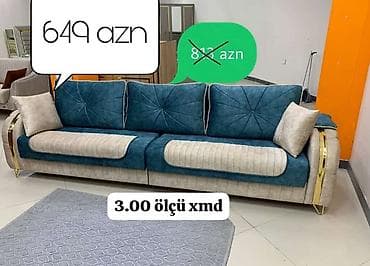 - Məhsul: 3 yerlik yumşaq oturacaqlı divan - Ölçü: 3.00 m (xmd qeyd lalafo.az -da - Məhsul: 3 yerlik yumşaq oturacaqlı divan - Ölçü: 3.00 m (xmd qeyd