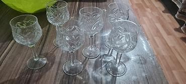 Qədəhlər, Xrustal, 6 ədədli dəst