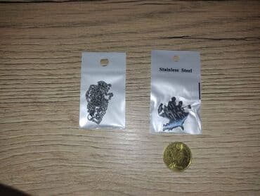 qaralmayan bijuteriya: Azerbaijan map, pendant + necklace, stainless steel, small size; — 3