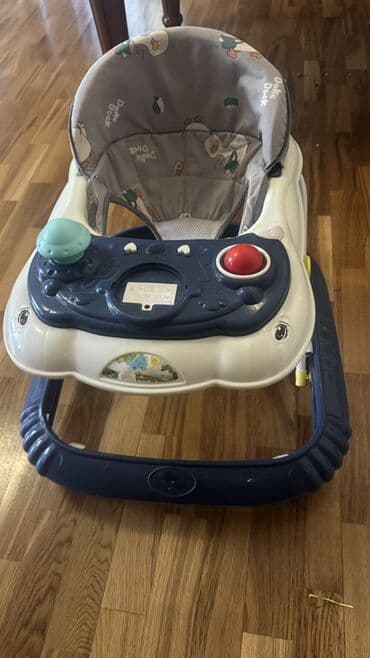 uwaq oturacagi: Uşaq gəzdirəni / yerişi whatsappa yazin - Rəng: tünd göy-ağ gövdə — 2