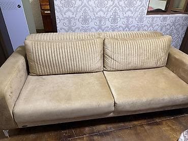 Divan, İşlənmiş, Açılan, Bazasız, Vеlur parça, Çatdırılma yoxdur