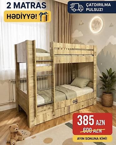 egger laminat: Oğlan və qız üçün, Yeni, Çarpayı, Matras ilə, Siyirməli, Laminat — 1