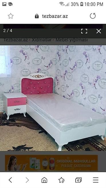 Tek catpayi +demir+matras 190 manat .tumba 1siyirme 40 manat .2 — 1