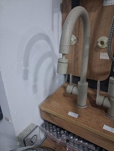 qəd: Mətbəx üçün yüksək qollu qarışdırıcı kran - Material: mat teksturalı — 1