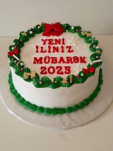 дубайский шоколад: Yeni İl temalı tortlar 🎂 Evdə bişən, yumşaq və qatqısız tortlar — 1